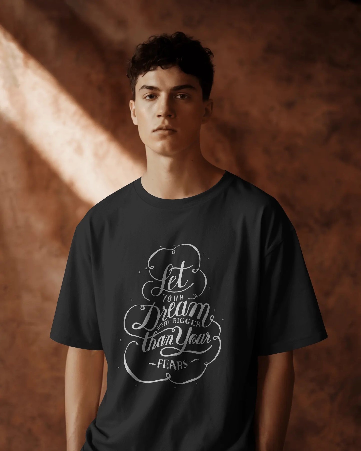 Let Dreams Be Bigger Black Regular T-Shirt