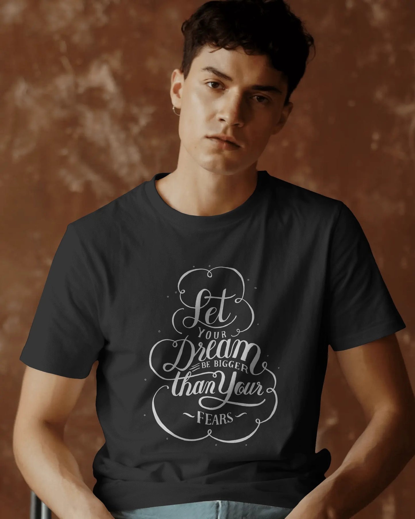 Let Dreams Be Bigger Black Regular T-Shirt
