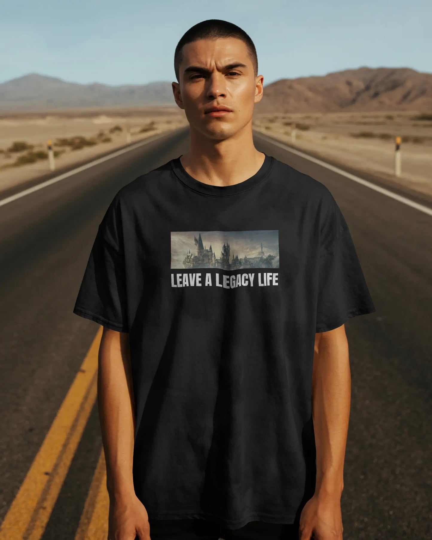 Leave A Legacy Life Black Regular T-Shirt